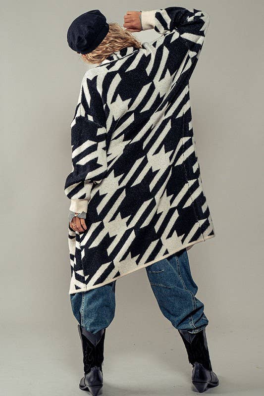 The Houndstooth Cardigan