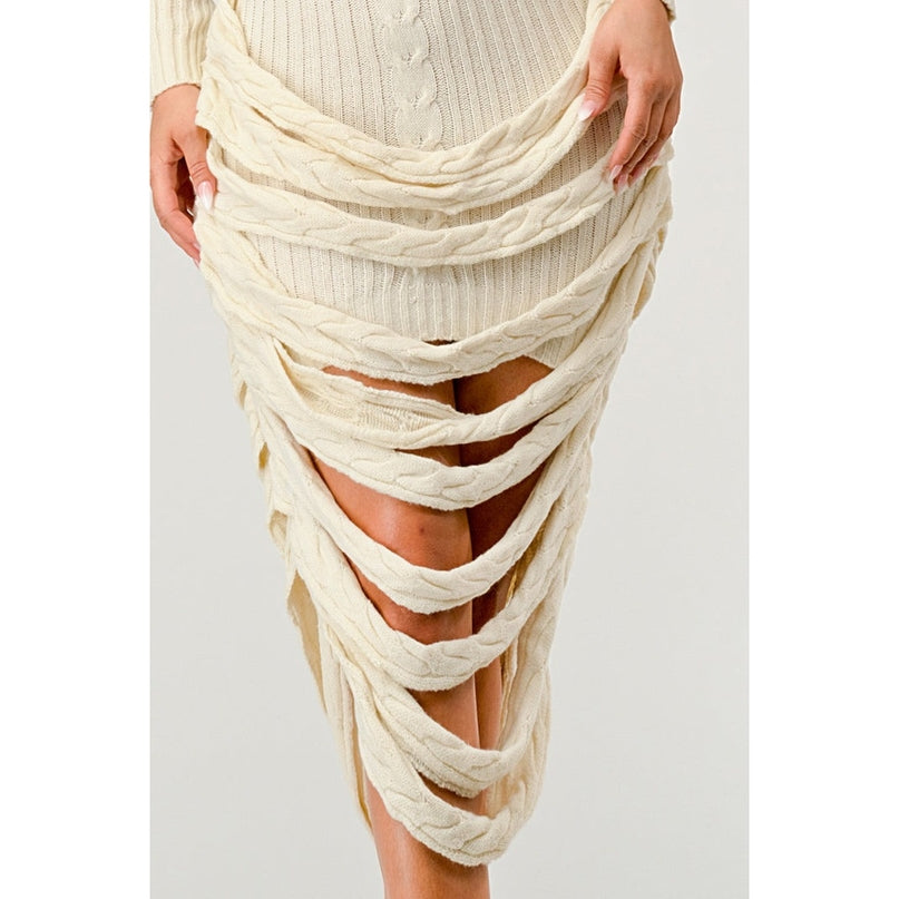 Knit Sweater Mini Dress