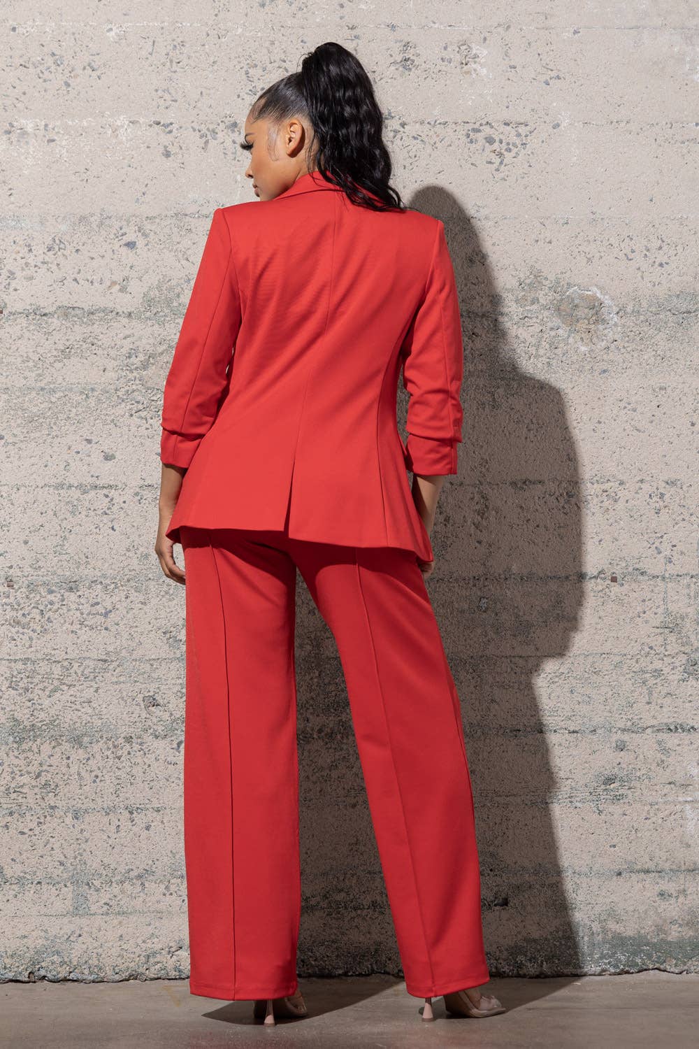 THREE PIECE STRETCH HEAVY KNIT SET