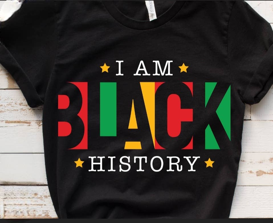 I am Black History - BLK History Month T-Shirt