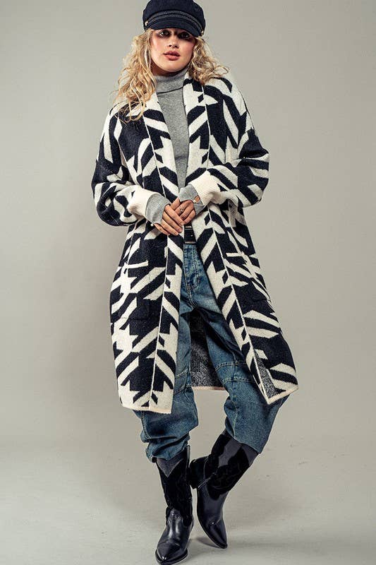 The Houndstooth Cardigan