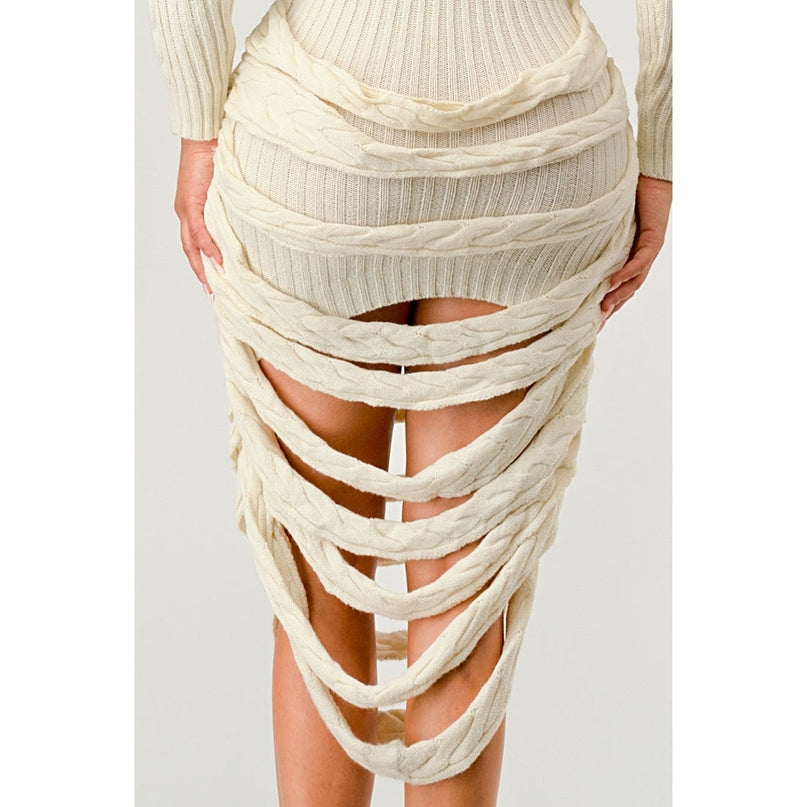 Knit Sweater Mini Dress
