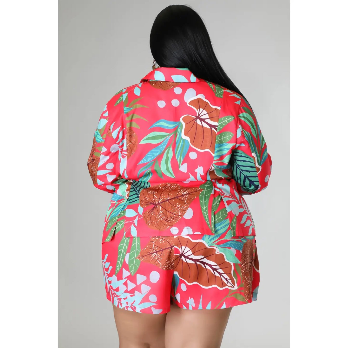 Oasis High Waisted 2 Piece Short Set