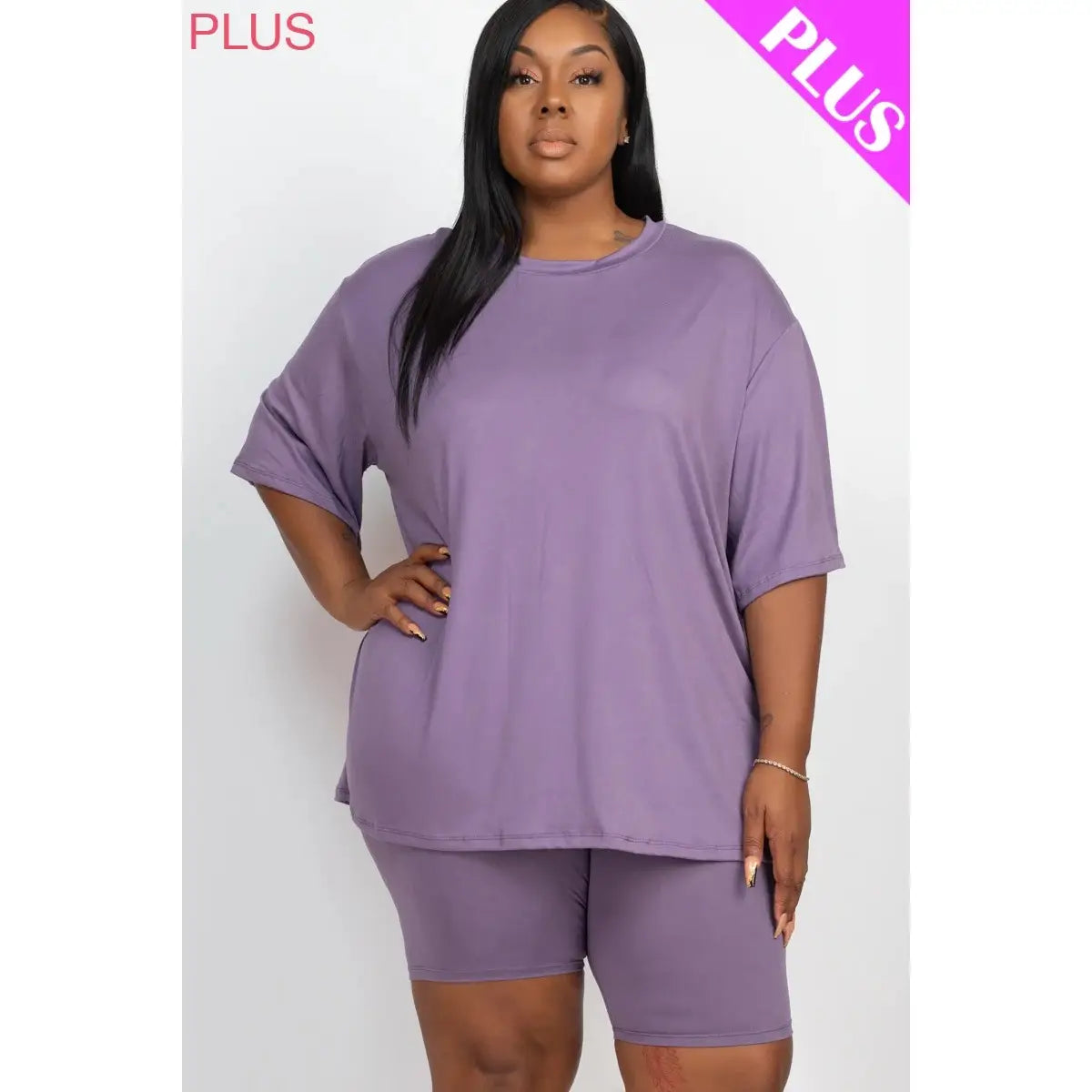 Katina Biker Short Set