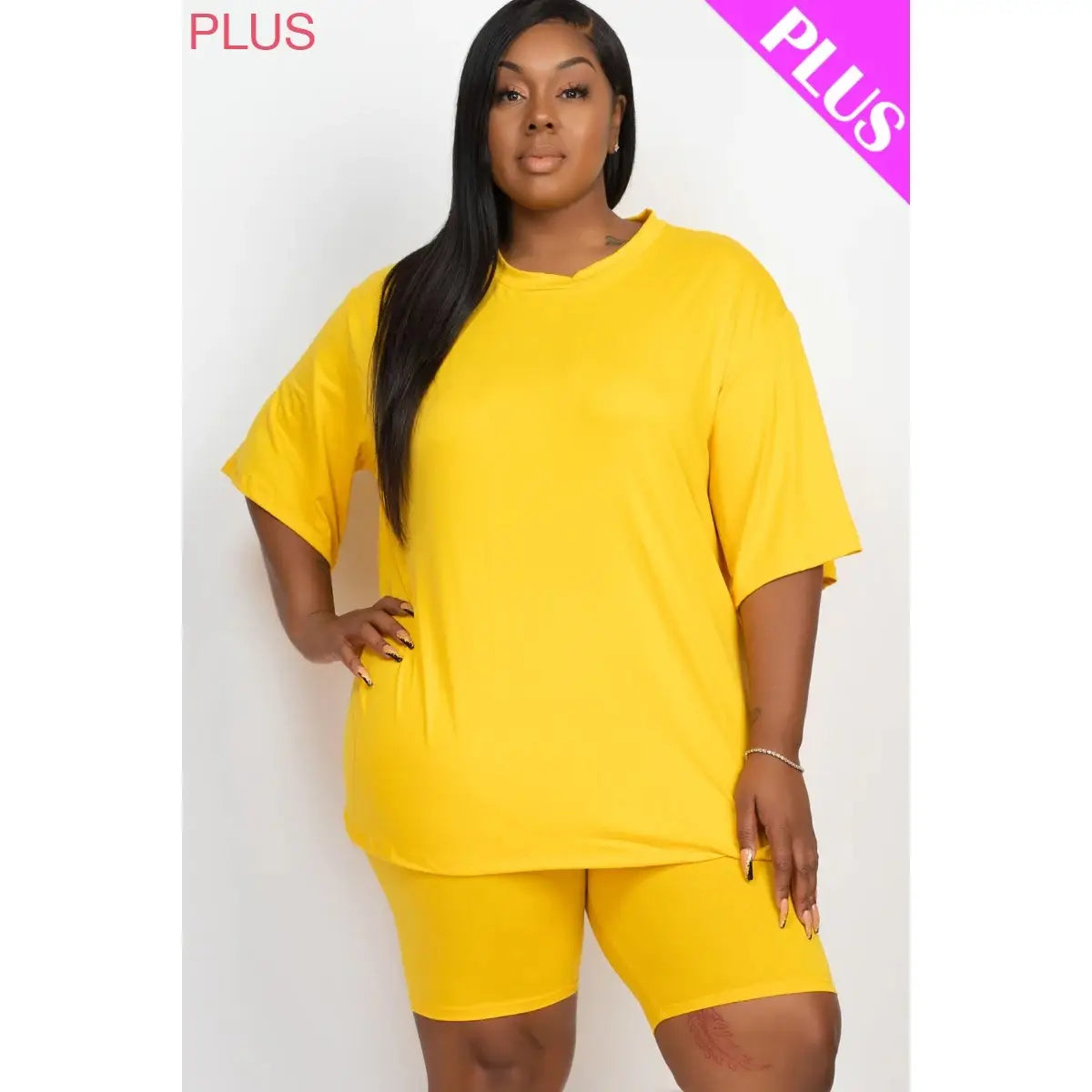 Katina Biker Short Set