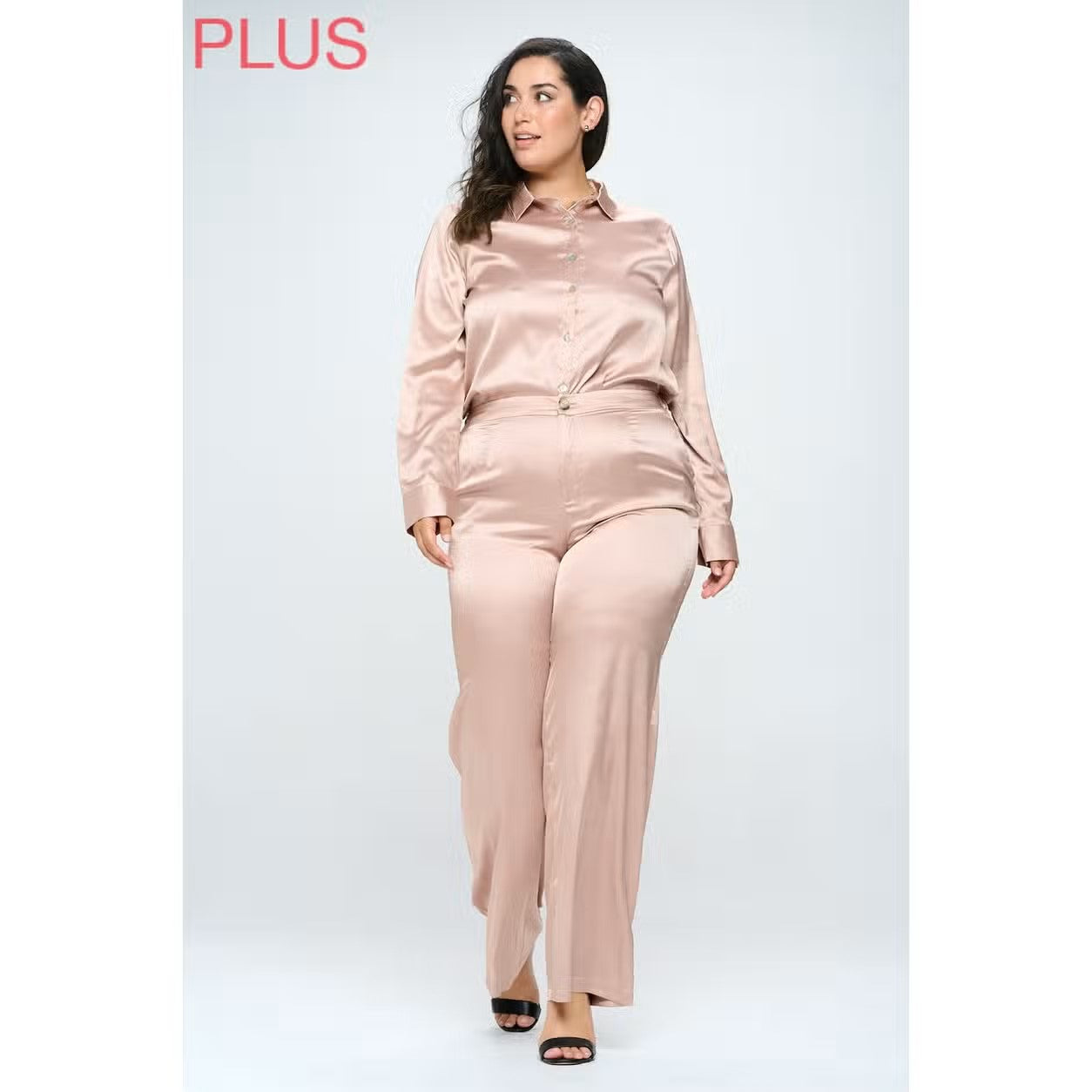Beverly Satin Pants Set