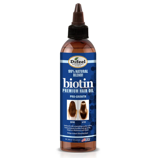 Difeel Biotin Pro Growth Premium Hair Oil 8 oz.