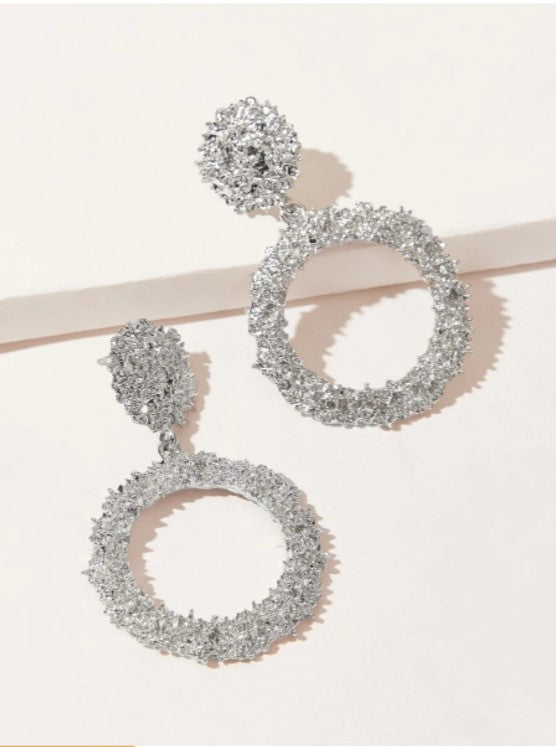 Crystal Hoop Earrings