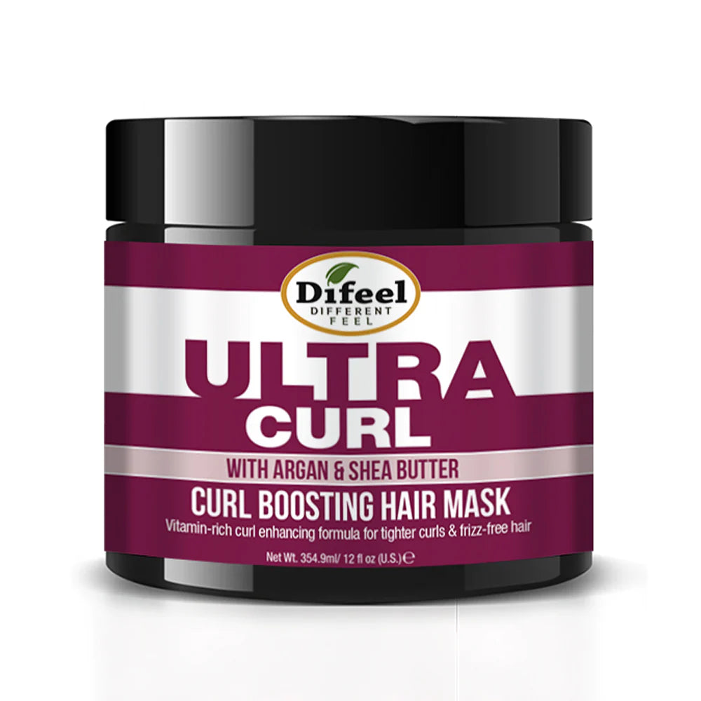Difeel Ultra Curl Boosting w/ Argan & Shea Hair Mask 12 oz.