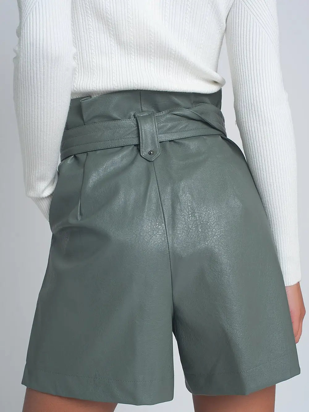 Leather Shorts w/ Belt