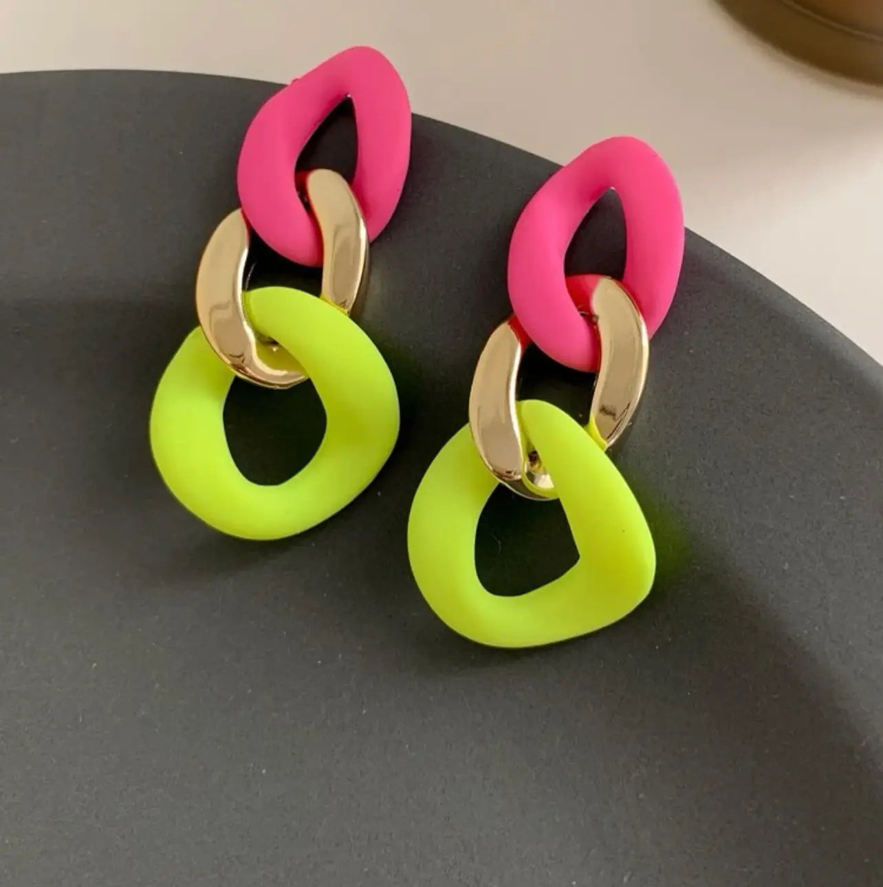 Neon Dangle Earrings