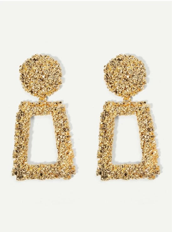 Rectangular Shimmer Earrings