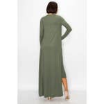 Sleeveless Dress and Cardigan Set