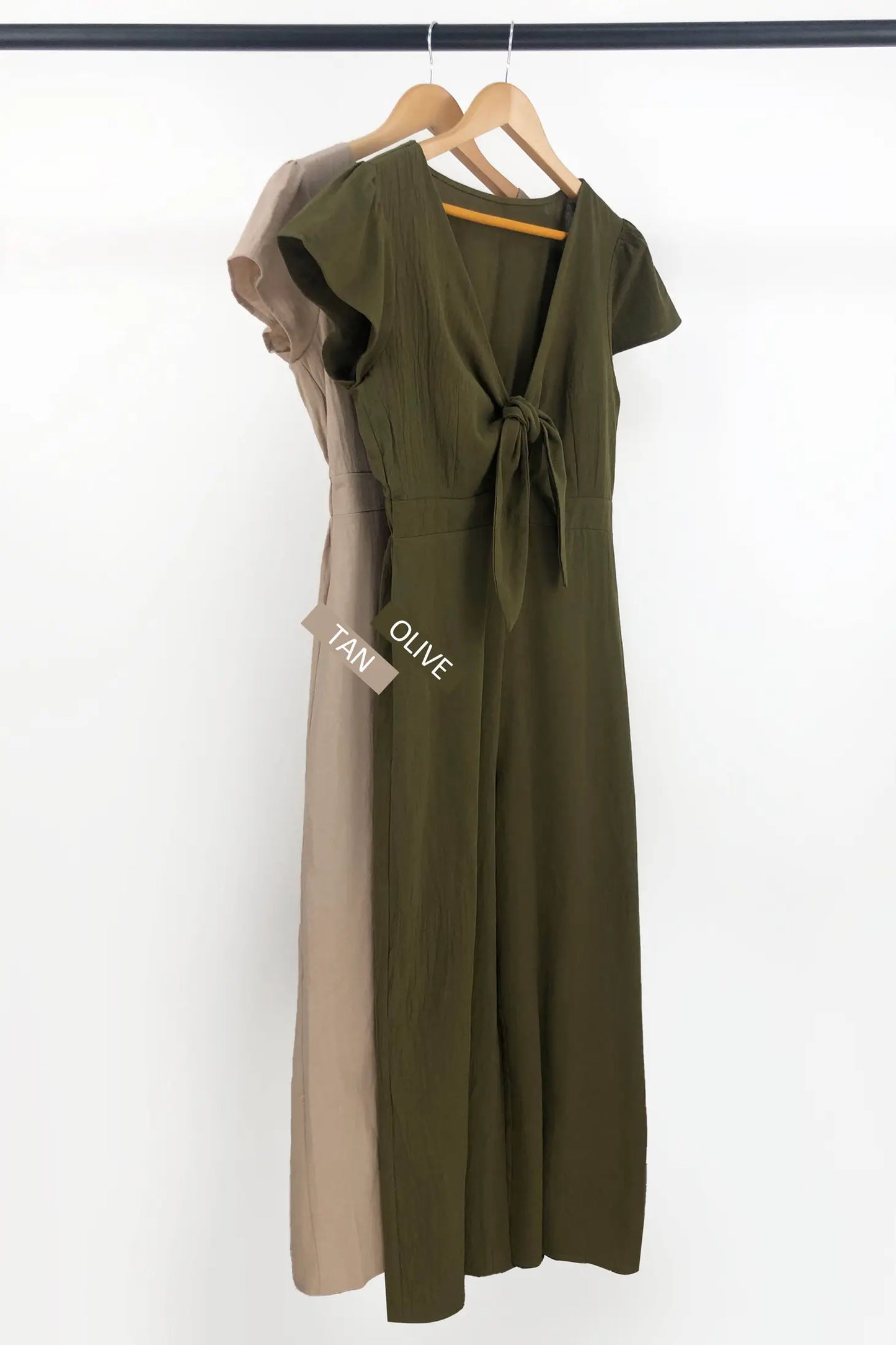 V-Neck Woven Jumpsuit