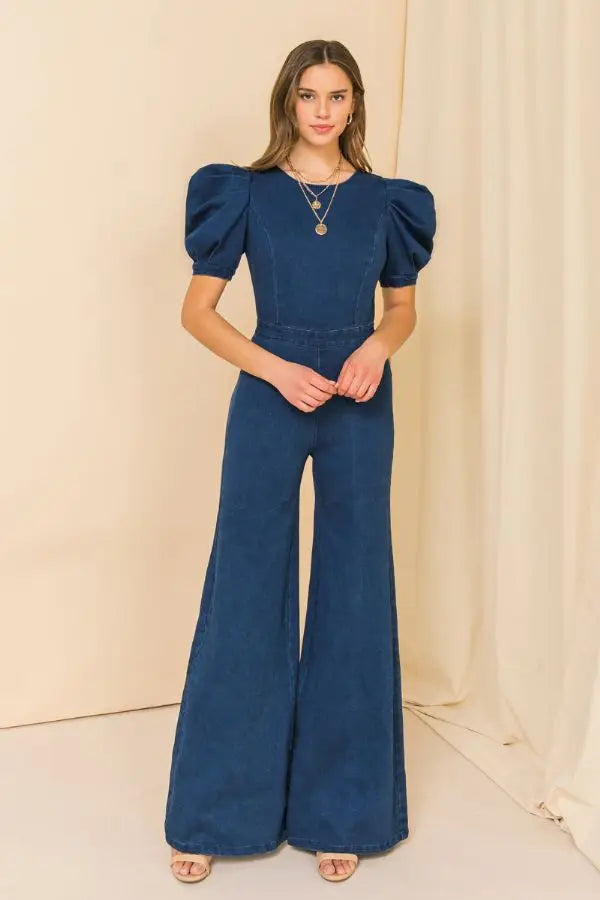 Belle Denim Jumpsuit