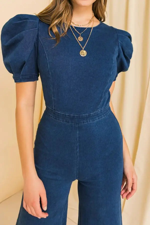 Belle Denim Jumpsuit