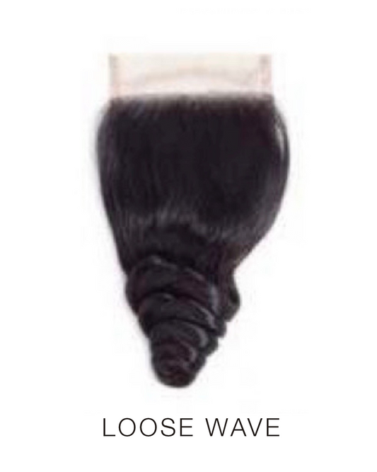 Premium Brazilian - Closure -5x5 - Loose Wave