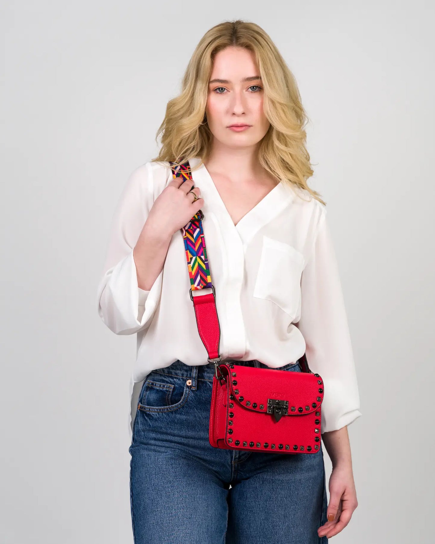Ruby Red Crossbody Purse
