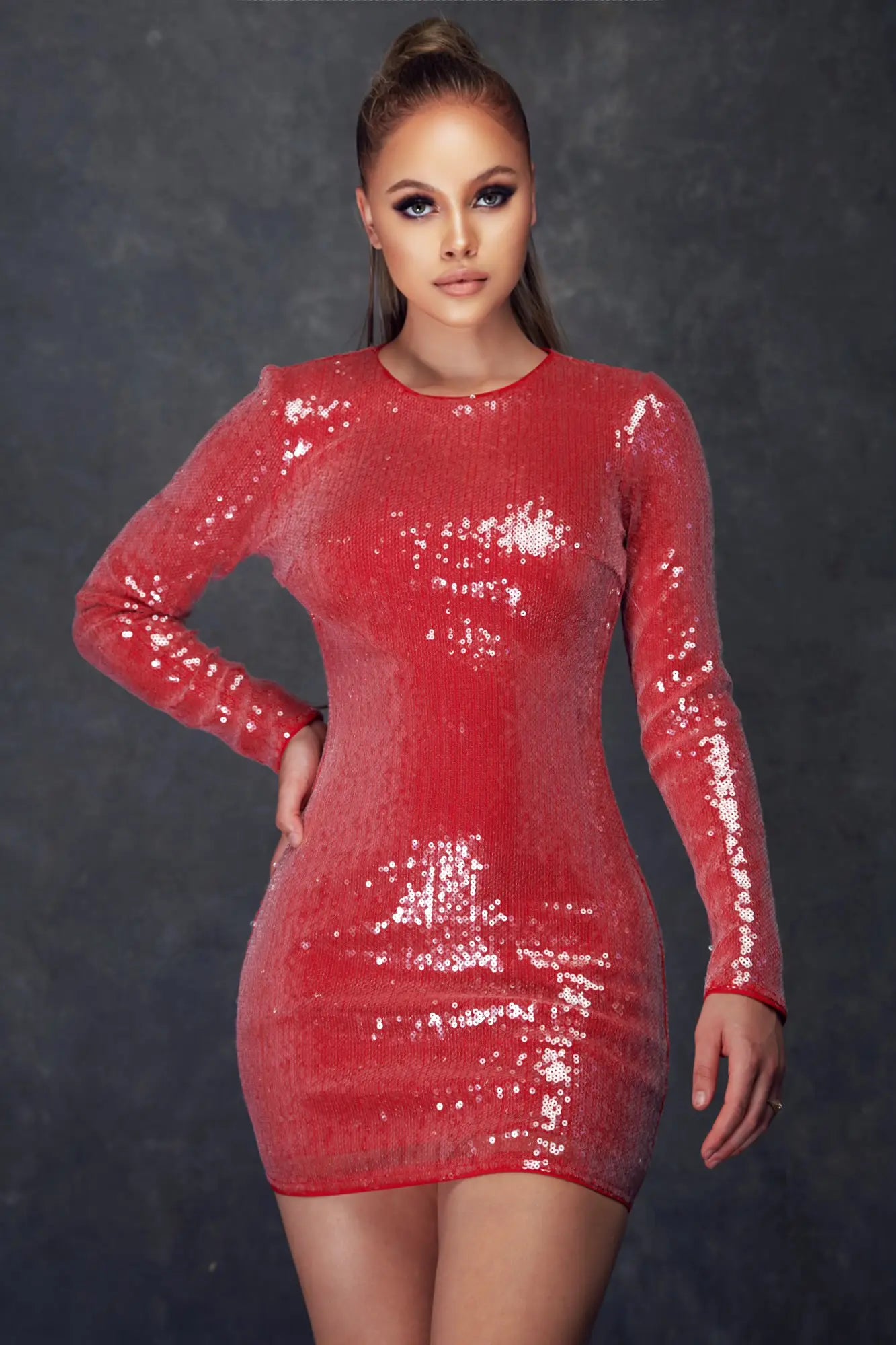 Sequin Mini Dress