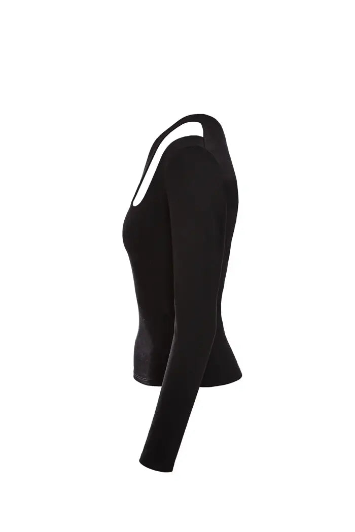 Slant Black Top