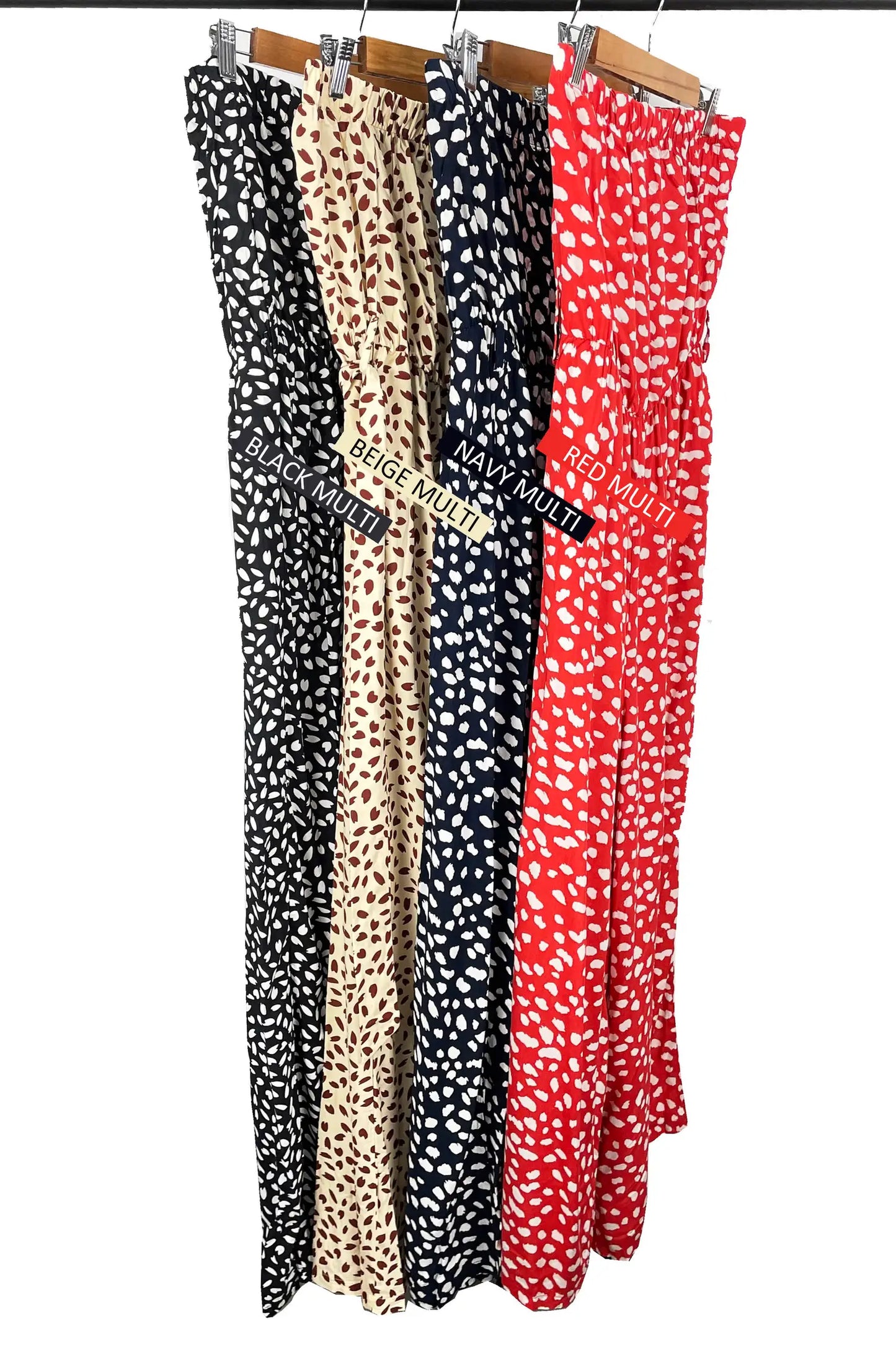 Strapless Wide-Leg Jumpsuit