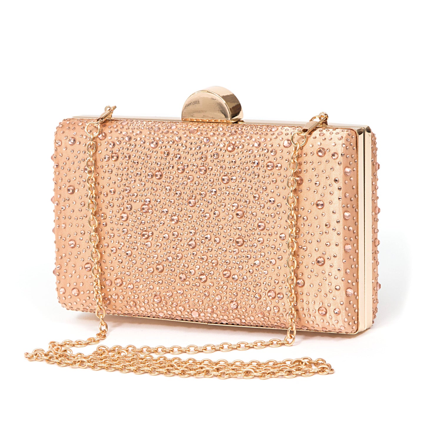 Mindy Dressy Clutch Bag With Stones On Both Sides