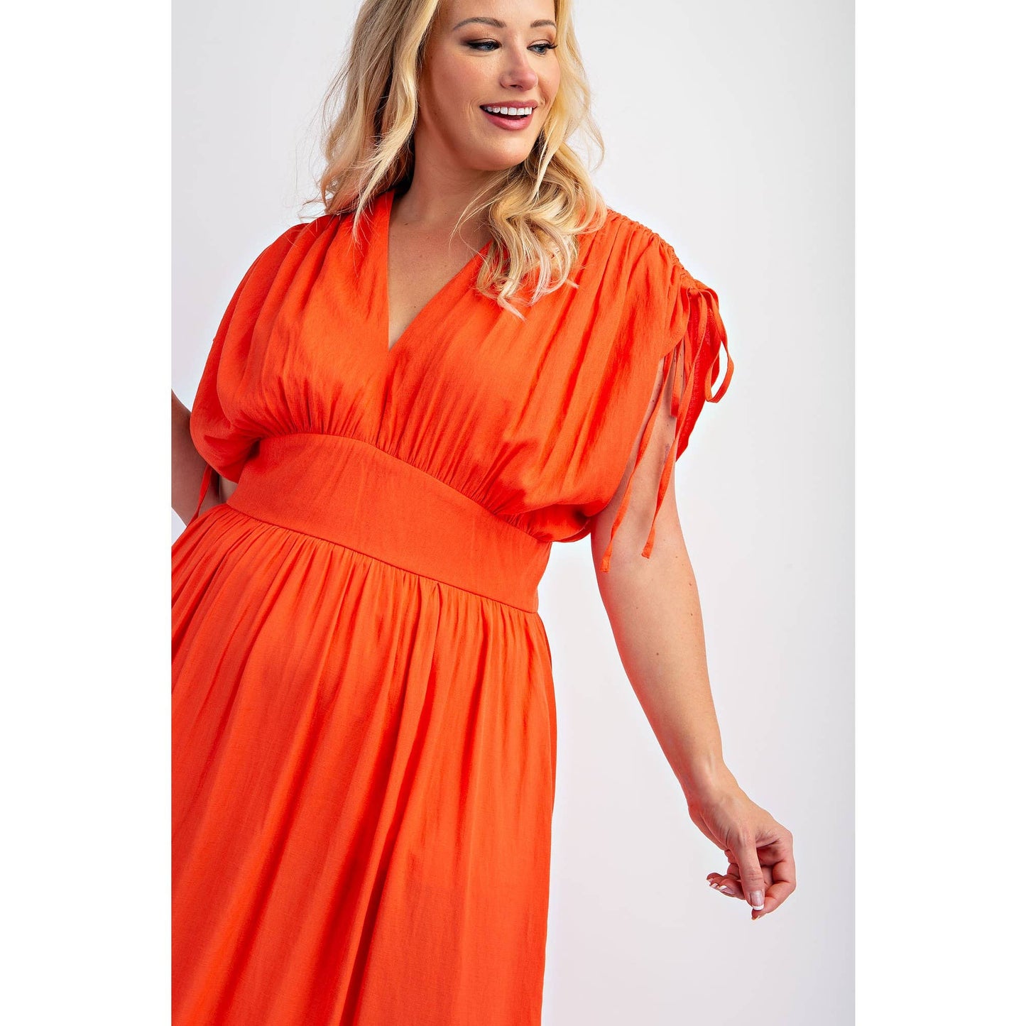 Plus Size Curve Embrace Woven Tiered Maxi Dress