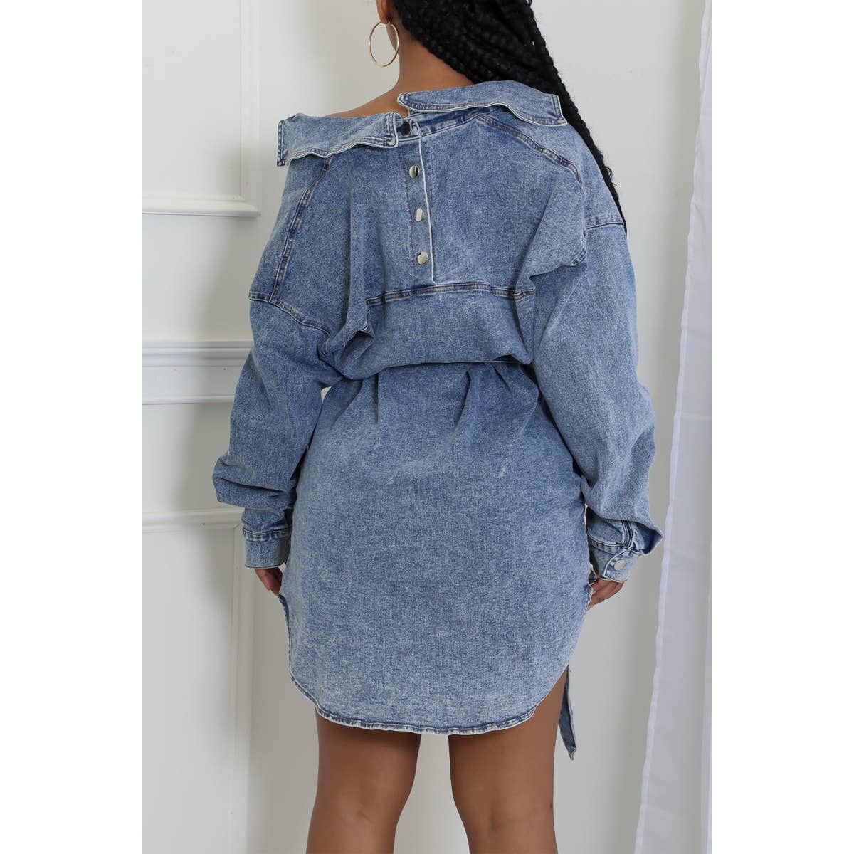 Fierce Denim Jacket Skirt