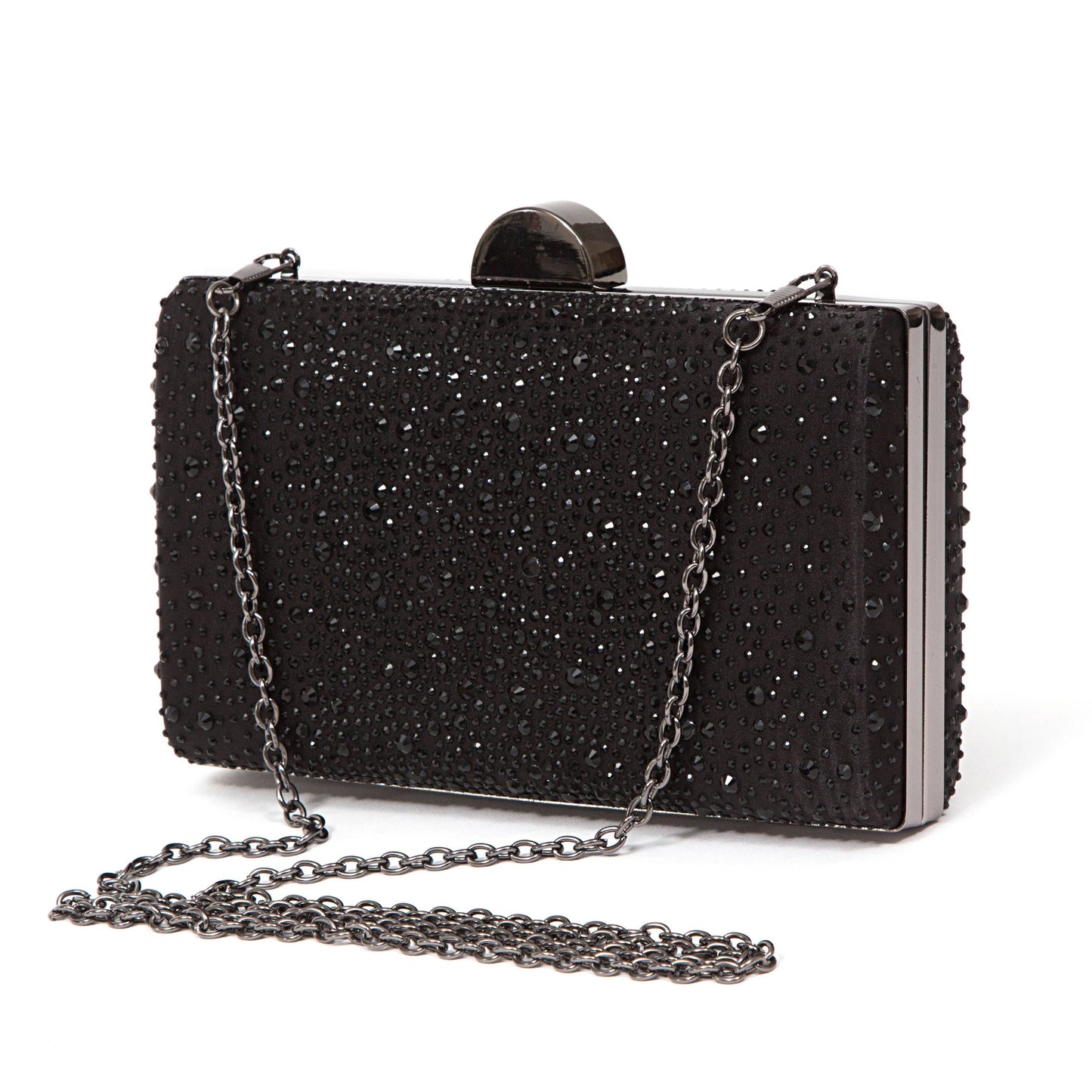 Mindy Dressy Clutch Bag With Stones On Both Sides