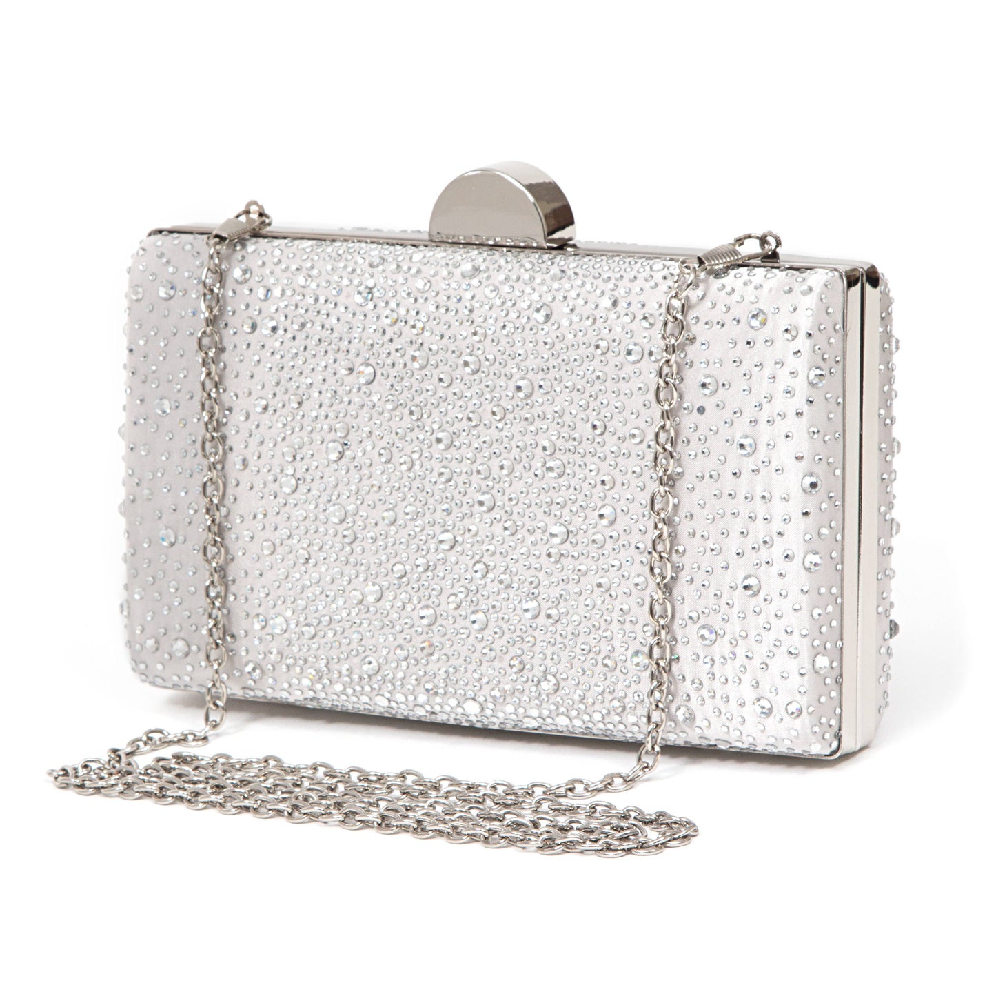 Mindy Dressy Clutch Bag With Stones On Both Sides