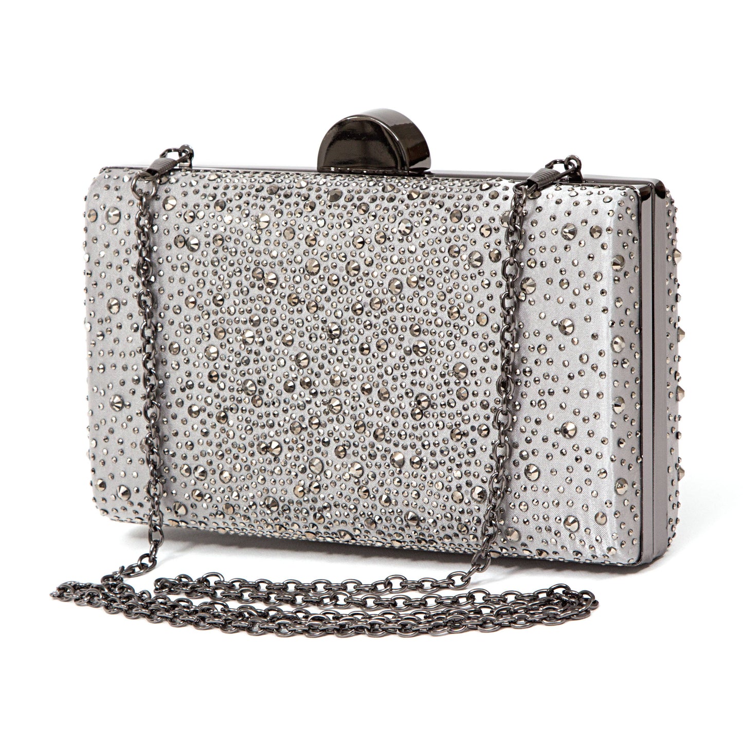 Mindy Dressy Clutch Bag With Stones On Both Sides