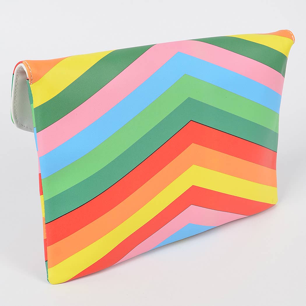 Multi Color Envelope Clutch