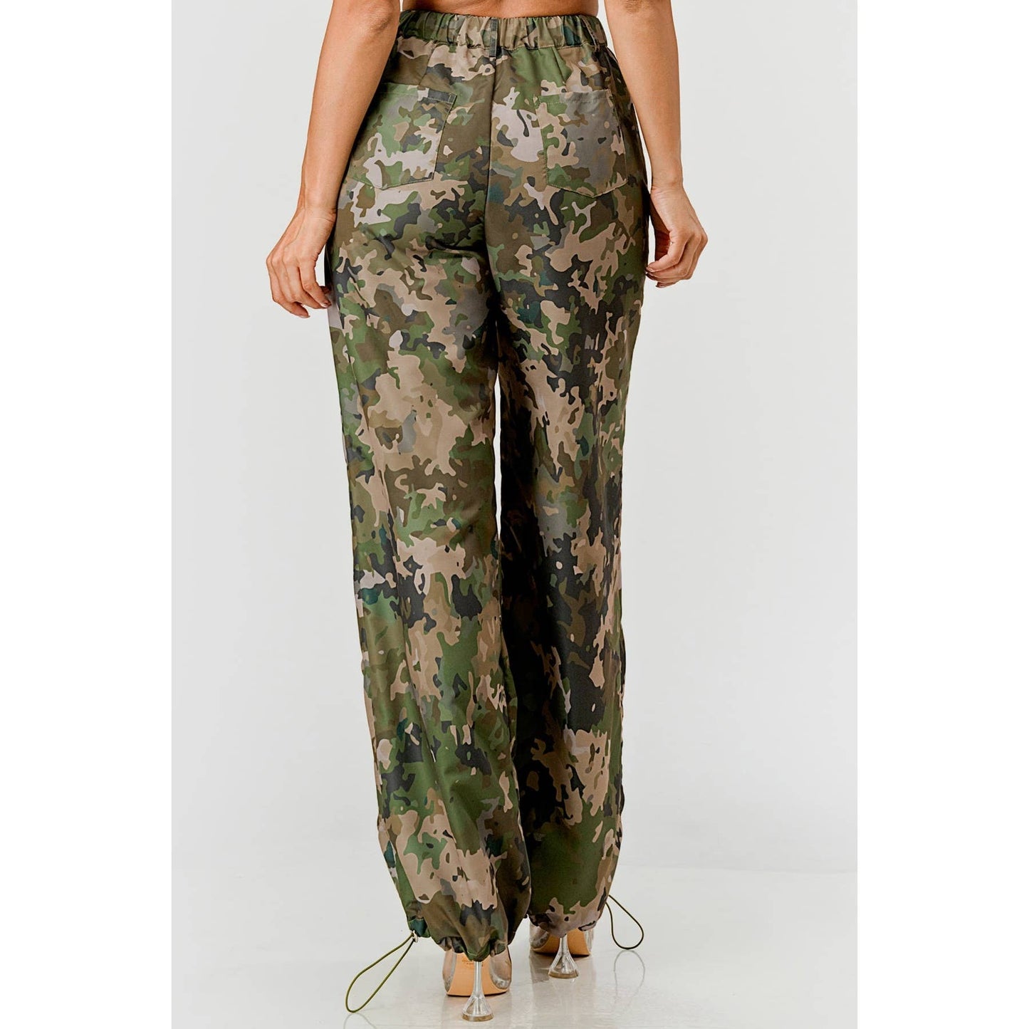 Camo Cargo Pants with Pockets