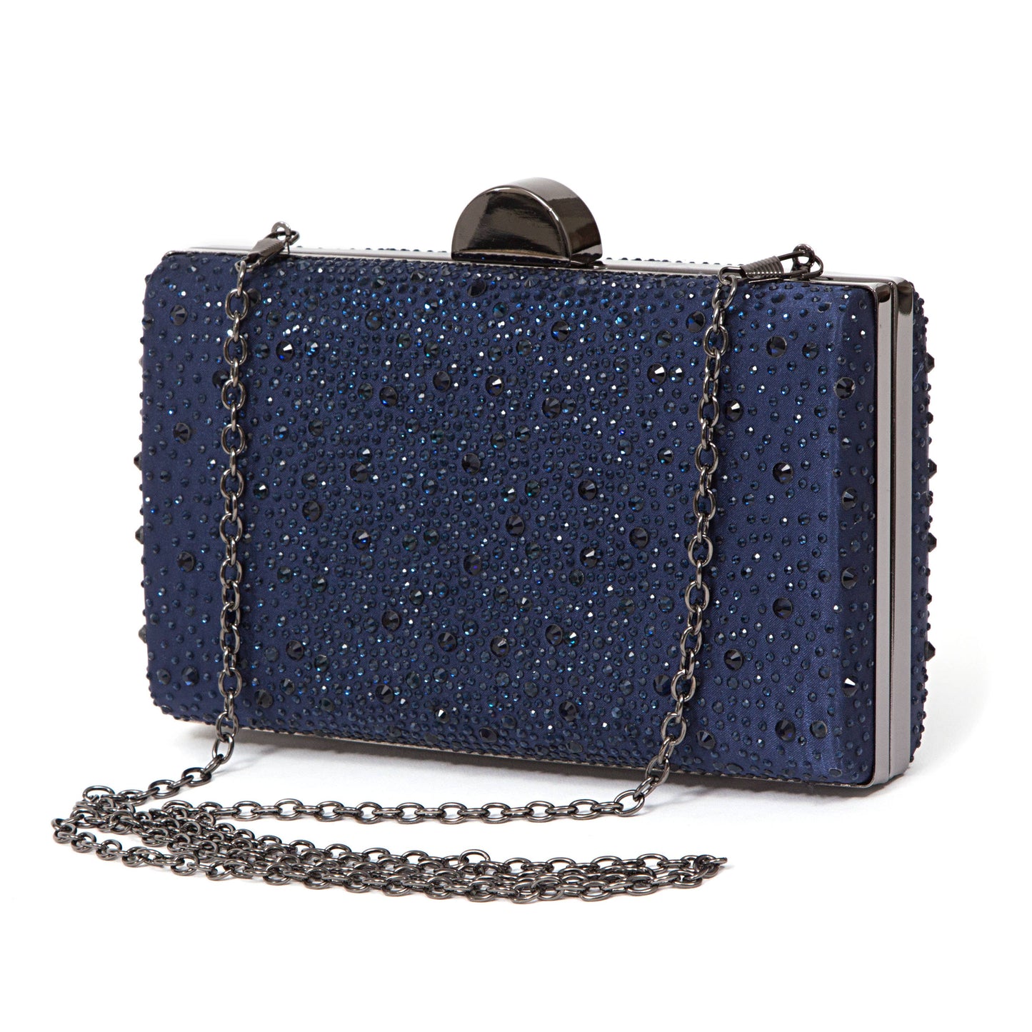 Mindy Dressy Clutch Bag With Stones On Both Sides