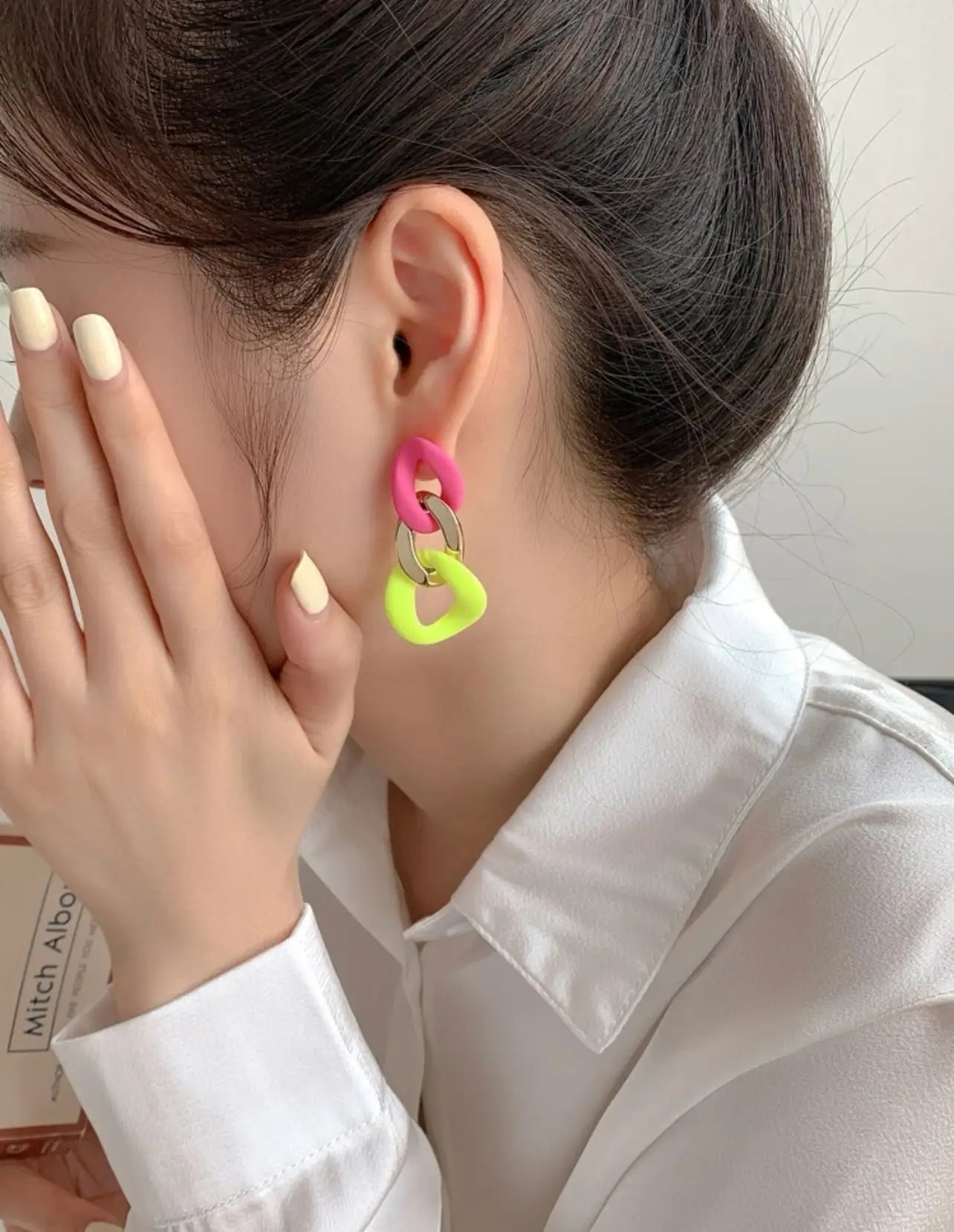 Neon Dangle Earrings