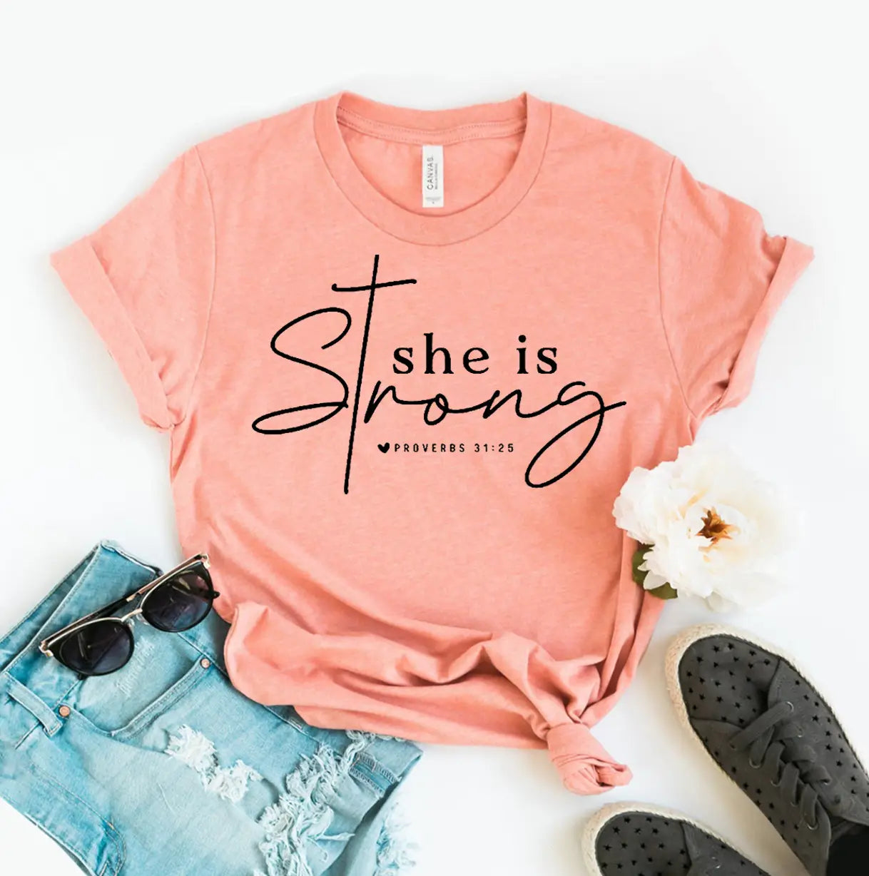 "She Is Strong" T-Shirt
