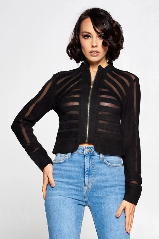 Slim Suede Jacket